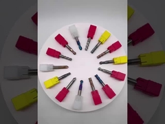 Flutas cortas extranjeras extranjeras extranjeras extranjeras radius de la esquina extremo de la molina Naco4 revestido de carburo extremo de la molina 5 mm