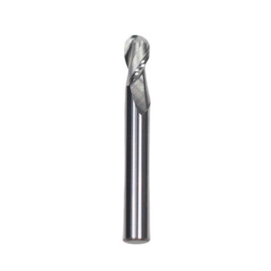 HRC 55° R10*20*40*20*150L 2 flautas Molino de extremo de nariz de bola para aluminio sin recubrimiento