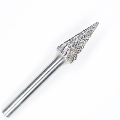 Buen precio SM-1 Carburo de tungsteno rotativo de burro cónico tipo de extremo puntiagudo para molinillo de matrices con tallo de 1/4 