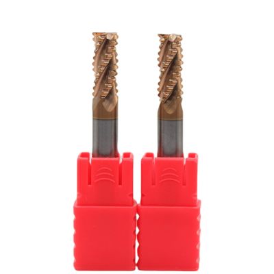 Buen precio 8 mm HRC55 4 flautas de carburo de rugosidad de los molinos de extremos TiAISiN recubierto para aceros y hierro en línea