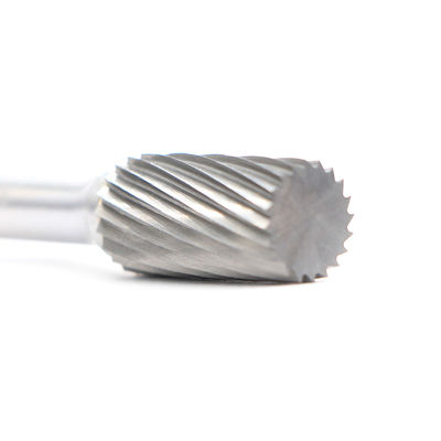 Buen precio 12 mm SA cilindro de carburo de burrs 6 mm de tallo sin corte final 70 mm longitud total de corte único en línea