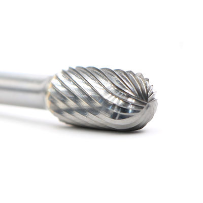 Buen precio Fresa de carburo de tungsteno cilíndrica con punta de bola de corte único SC 10mm*20mm con vástago de 6mm de diámetro. en línea