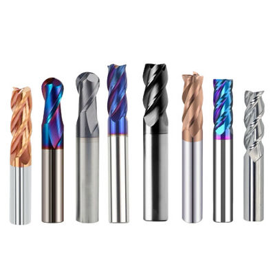 Molino de extremos de carburo de tungsteno para aluminio, acero, acero al carbono, acero aleado, acero inoxidable, hierro fundido