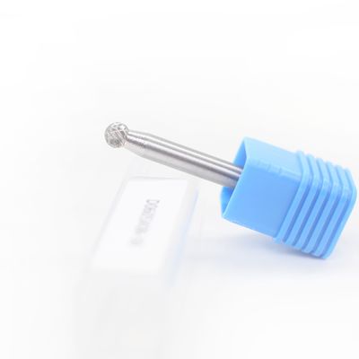 Buen precio Forma de D-Ball Carburo de tungsteno Burrs forma de bola 6mm * 5mm doble corte estándar con 6mm tallo en línea
