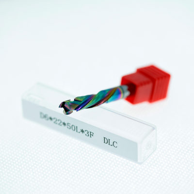 Carburo sólido 3Flute de compresión de extremo de molino de corte hacia arriba hacia abajo Router Bit para la carpintería, herramienta de mecanizado de fresado de madera DLC recubrimiento