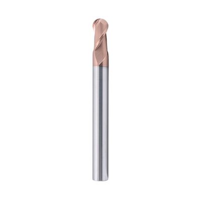 Buen precio 10mm Dia R5*10*20*10*75 2Flutas TiAISiN Carburo de bola de nariz de extremo de molino para el acero al carbono aleación de acero hierro fundido en línea