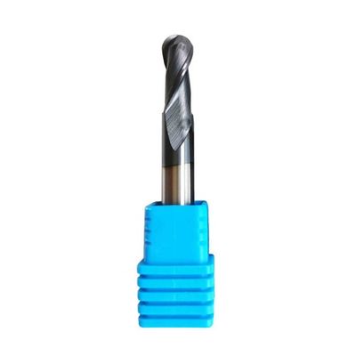 Buen precio 3 mm R1.5*3*6*3*50 2 Flautas Molino de extremos de bolas AITiN Revestido para acero al carbono, acero aleado, acero inoxidable, hierro fundido en línea