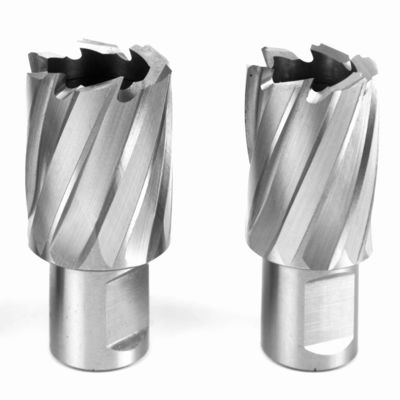 Buen precio 15 mm * 50 mm HSS Corte de agujeros anulares con 19.05 mm Weldon Shank M2 HSS taladro magnético en línea