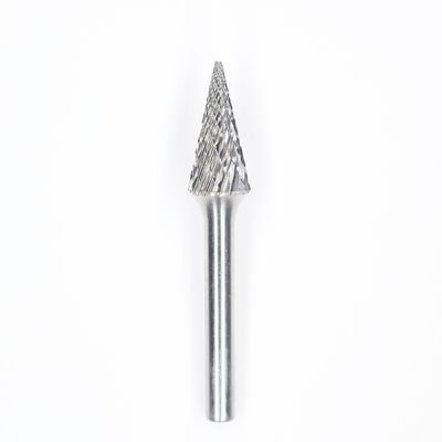 Buen precio SM-5 Con forma de cono puntiagudo de 28 grados, doble corte de carburo estándar con taladro de broca de molino de 1/4' en línea