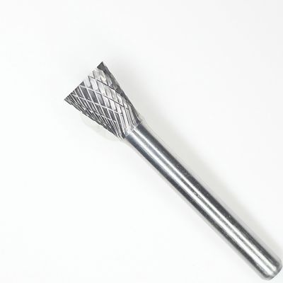 Buen precio SN-4 Burr de carburo de tungsteno con forma de cono invertida con una broca de broca de molino de 1/4 ' en línea
