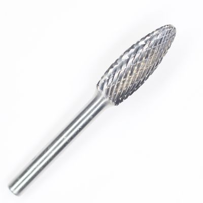 Buen precio SH-5 Ficha rotativa de carburo de tungsteno en forma de llama con broca de broca de molino de 1/4 ' en línea