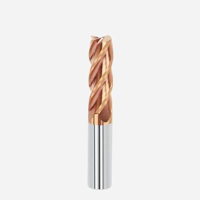 Buen precio 10 mm Diámetro 10*25*10*75 TiAISiN Revestido con 4 flautas planas de carburo para el molino de extremos cuadrados de acero al carbono en línea