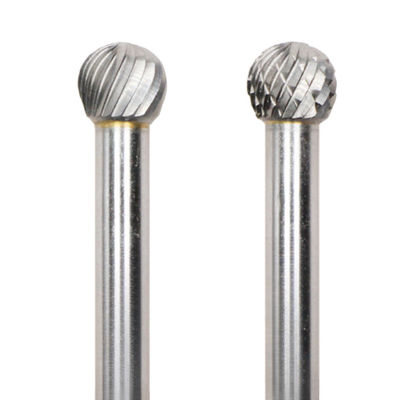 Buen precio 3mm SD forma de bola de carburo Burrs de corte único de carburo Burr rotativo en 3mm del tallo en línea