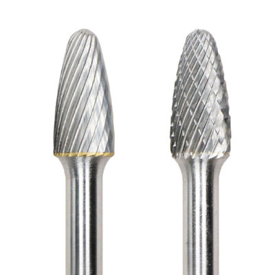 Buen precio SF Forma de árbol Radio Fin de corte único de carburo de tungsteno Burr con tallo de 6 mm en línea