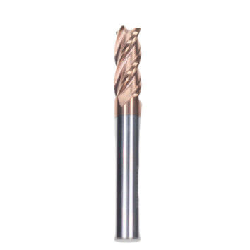Buen precio 12*30*12*75 TiAISiN recubierto con 4 flautas planas de carburo de acabado cuadrado para el molino de acero al carbono aleación de acero fundido Diámetro de corte de hierro 12 mm en línea