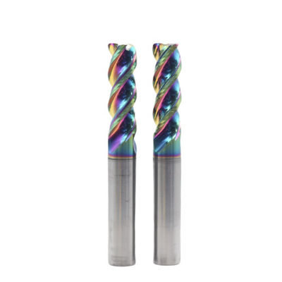 Buen precio 10C0.5*75 3Flutes DLC Coating High Efficiency Solid Carbide Dynamic End Mill para el aluminio integrado en bruto y el mecanizado de precisión en línea