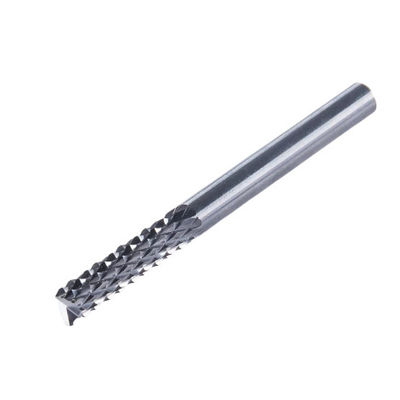 Buen precio 4.0*12*50L Carburo sólido de maíz Dientes de extremo de molino CNC Router Maíz Bit en línea