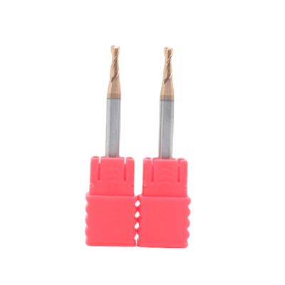 Buen precio 3 mm Dia 3 * 8 * 6 * 50 TiAISiN recubierto con 2 flautas Flat Carbide End Mill para acero al carbono aleación de acero hierro fundido en línea