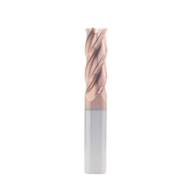 Buen precio 8*20*8*60 TiSiN Revestido con 4 Flutes de Carburo Quadrado Extremidad de Molino para Acero de Carbono Aleación de Acero Fundido Hierro de corte de 8 mm de diámetro en línea