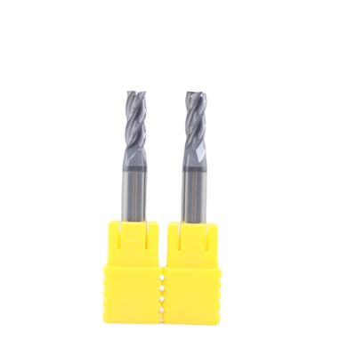 Buen precio Fresa de extremo cuadrado de carburo de 4 flautas con recubrimiento nano negro AITiN de 5 mm de diámetro 5*13*5*50 para acero y fundición en línea