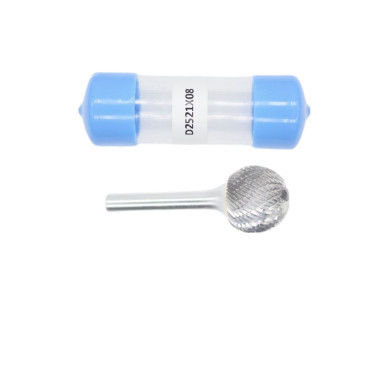 Buen precio Forma de D-Ball 25mm Corte Dia Carbide Burrs con 8 mm de la Vara Dia doble corte Carbide rotativo Burr en línea