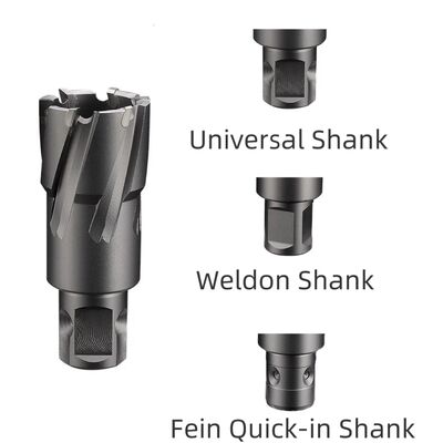 calidad Profundidad de corte de 50 mm X Corte de 35 mm Dia TCT Cortador anular con percha universal fábrica